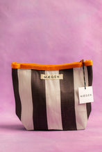 Load image into Gallery viewer, Pouch / Toiletry Bag | Orange/ White/ Aubergine