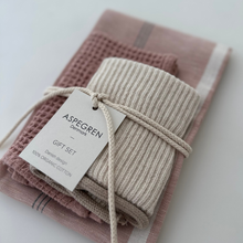 Load image into Gallery viewer, Gift set - 100% Organic cotton - Set of 3 - Lychee