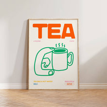 Load image into Gallery viewer, Tea Hand Drawn Print