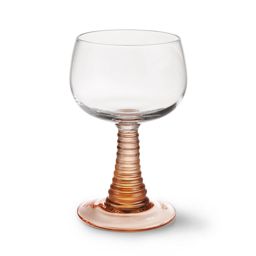 HKLIVING | Swirl Wine Glass | Tall | Various Colours