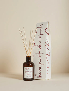 Plum & Ashby | Spiced Orange + Red Berry Reed Diffuser Set