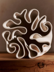 Ferm Living Dedali Vase | Medium | Off White