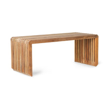 Load image into Gallery viewer, HKLIVING | Slatted Linear Bench | Element Teak