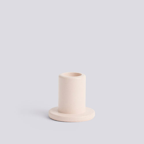 HAY Tube Candleholder Concrete | Small | Light Pink