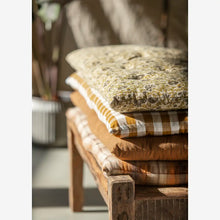Load image into Gallery viewer, Checked Cotton Mattress | Mustard and White - BTS CONCEPT STORE
