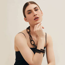 Load image into Gallery viewer, Brown wood Hand-Carved Spiral Bracelet - BTS CONCEPT STORE