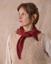 Load image into Gallery viewer, ROVE Pointelle Neckerchief | Berry
