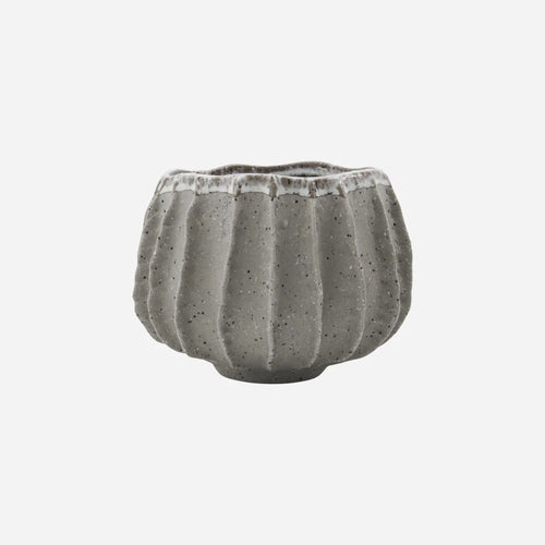 Shell Planter/Plant Pot | Beige/Grey