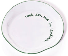 Load image into Gallery viewer, NEW! Statement Plate - 'Cook For Me In Italian.' - BTS CONCEPT STORE