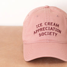 Load image into Gallery viewer, Cotton Baseball Cap - Dusty Rose | Ice Cream Appreciation Society
