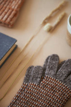 Load image into Gallery viewer, Marl Gloves | Brown &amp; Orange