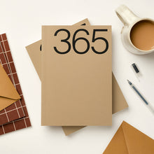 Load image into Gallery viewer, Brown A5 Lay Flat 365 undated planner