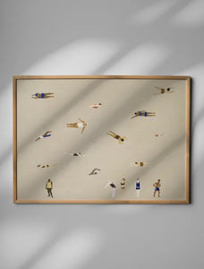 Fine Little Day | Swimmers Print - Sand 40 x 50