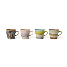 Load image into Gallery viewer, HKLIVING | 70s Ceramic Americano Mugs | Set of 4 | Rococo - BTS CONCEPT STORE