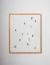 Load image into Gallery viewer, Fine Little Day Skiers Print | 40x50cm | Unframed