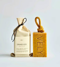 Load image into Gallery viewer, Natural Handmade Soap On A Rope "Orange Kiss" - BTS CONCEPT STORE