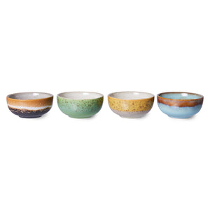 hkliving 70s Ceramic XS Bowls (Set of 4) | Castor