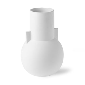 hkliving Matt White Vase | Small