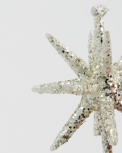 Load image into Gallery viewer, Christmas  Ornaments | Spike | Silver Glitter | 7.5cm