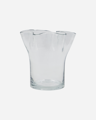 Plis Vase | Clear