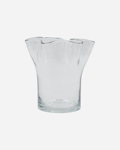 Plis Vase | Clear