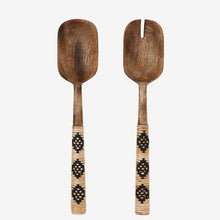Load image into Gallery viewer, Madam Stoltz Bamboo Salad Set | Natural,Brown - BTS CONCEPT STORE
