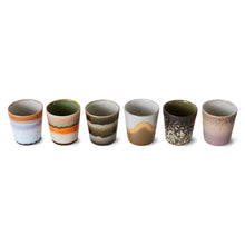 Load image into Gallery viewer, hkliving 70s Ceramic Coffee Mugs (set of 6) | Elements