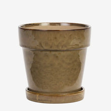 Load image into Gallery viewer, Madam Stoltz Flower Pot With Saucer | Beige - BTS CONCEPT STORE