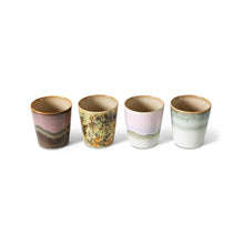 Load image into Gallery viewer, HKLIVING | 70s Ceramics Coffee Mugs | Serendipity | Set of 4