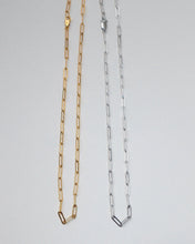 Load image into Gallery viewer, Lines + Current | Essie Long Link Cable Chain | Silver or Gold
