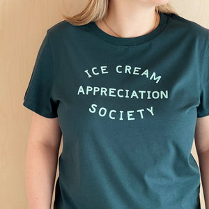 Ice Cream Appreciation Society - Women's T-Shirt - Deep Teal