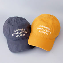 Load image into Gallery viewer, Cotton Baseball Cap - Vintage Blue - Sunshine Appreciation Society
