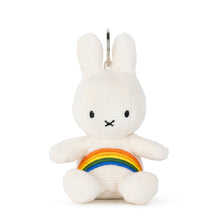 Load image into Gallery viewer, Miffy Corduroy Rainbow Keyring White 10 cm