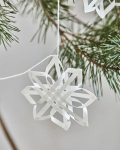 Brai White Paper Christmas Garland | 2m