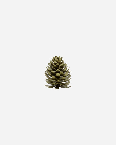 Antique Brass Pine Cone Place Card Holder