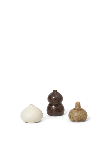 Ferm Living Komo Mini Vases | set of 3 | Multi