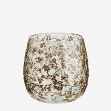 Load image into Gallery viewer, Madam Stoltz Glass Votive Tealight Holder | Flowers - BTS CONCEPT STORE