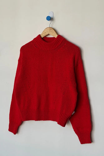 Le Bon Shoppe Zoe Cotton Sweater |Chilli Red|Various Sizes