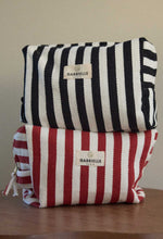 Load image into Gallery viewer, Gabrielle | Black Stripes Toiletry Bag