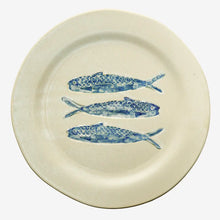 Load image into Gallery viewer, Stoneware Dinner Plate | Blue Fish - BTS CONCEPT STORE