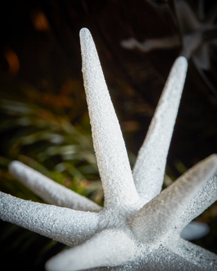 Christmas Ornaments | Spike | White Glitter | 12cm