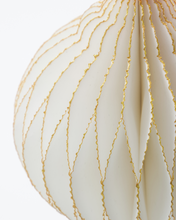 Load image into Gallery viewer, Christmas ornaments | Off-white/Golden | 8cm