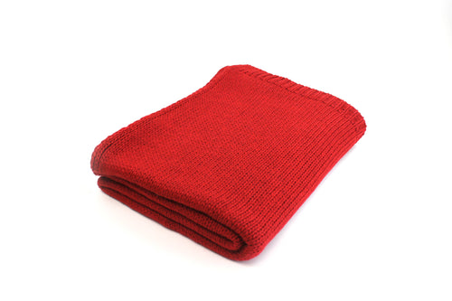 Knitted Alpaca Throw