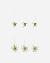 Load image into Gallery viewer, Christmas Decorations | Off-White Champagne | Set/6