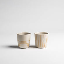 Load image into Gallery viewer, Sorrel Beaker - Brushed Mustard Yellow - Small (Set of 2) - BTS CONCEPT STORE