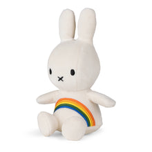 Load image into Gallery viewer, Miffy Corduroy Rainbow White 18 cm