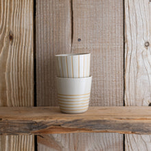 Load image into Gallery viewer, Sorrel Beaker - Brushed Mustard Yellow - Small (Set of 2) - BTS CONCEPT STORE