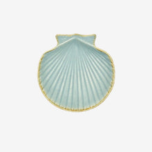 Load image into Gallery viewer, Stoneware Sea Shell Plate | Small | Pale Blue - BTS CONCEPT STORE