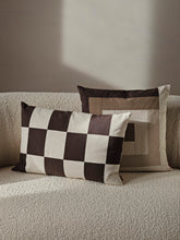 Load image into Gallery viewer, Ferm Living | Fold Patchwork Cushion | Coffee/Undyed