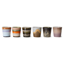 Load image into Gallery viewer, hkliving 70s Ceramic Coffee Mugs (set of 6) | Elements